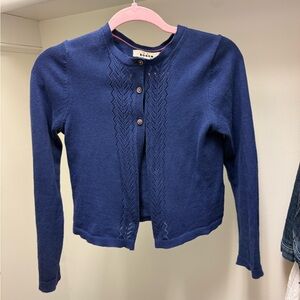 Mini Boden Navy Blue Kids Cardigan